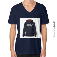V-Neck (on man) Navy printify-dev-2