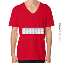 V-Neck (on man) Red printify-dev-2