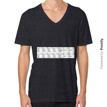 V-Neck (on man) Tri-Blend Black printify-dev-2