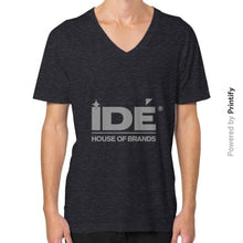 V-Neck (on man) Tri-Blend Black printify-dev-2
