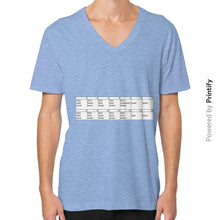 V-Neck (on man) Tri-Blend Blue printify-dev-2