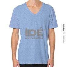 V-Neck (on man) Tri-Blend Blue printify-dev-2