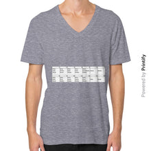 V-Neck (on man) Tri-Blend Grey printify-dev-2
