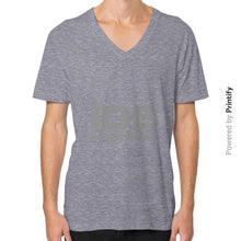 V-Neck (on man) Tri-Blend Grey printify-dev-2