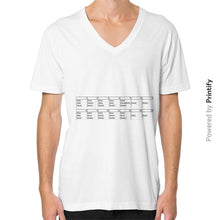 V-Neck (on man) White printify-dev-2