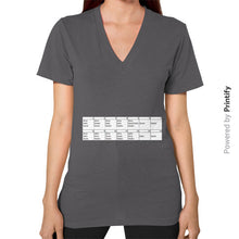 V-Neck (on woman) Asphalt printify-dev-2