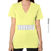 V-Neck (on woman) Lemon printify-dev-2