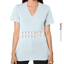 V-Neck (on woman) Light blue printify-dev-2