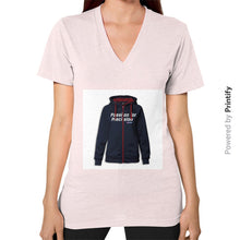 V-Neck (on woman) Light pink printify-dev-2