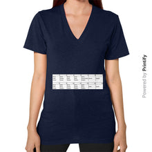 V-Neck (on woman) Navy printify-dev-2