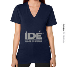 V-Neck (on woman) Navy printify-dev-2