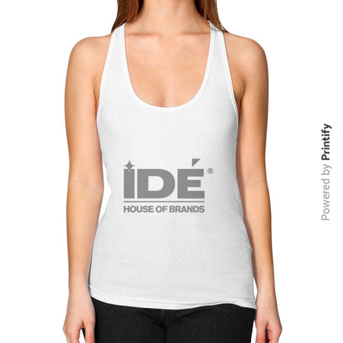Women's Flowy Racerback Tank White printify-dev-2