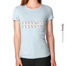 Women's T-Shirt Light blue printify-dev-2