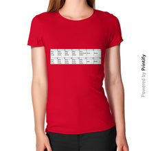 Women's T-Shirt Red printify-dev-2