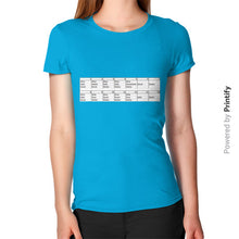 Women's T-Shirt Teal printify-dev-2