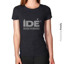 Women's T-Shirt Tri-Blend Black printify-dev-2