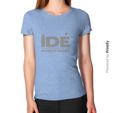 Women's T-Shirt Tri-Blend Blue printify-dev-2