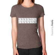 Women's T-Shirt Tri-Blend Coffee printify-dev-2