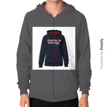 Zip Hoodie (on man) Asphalt printify-dev-2