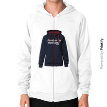 Zip Hoodie (on man) White printify-dev-2
